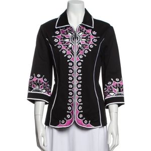 🍒RARE🍒 BOB MACKIE WEARABLE ART Printed Jacket